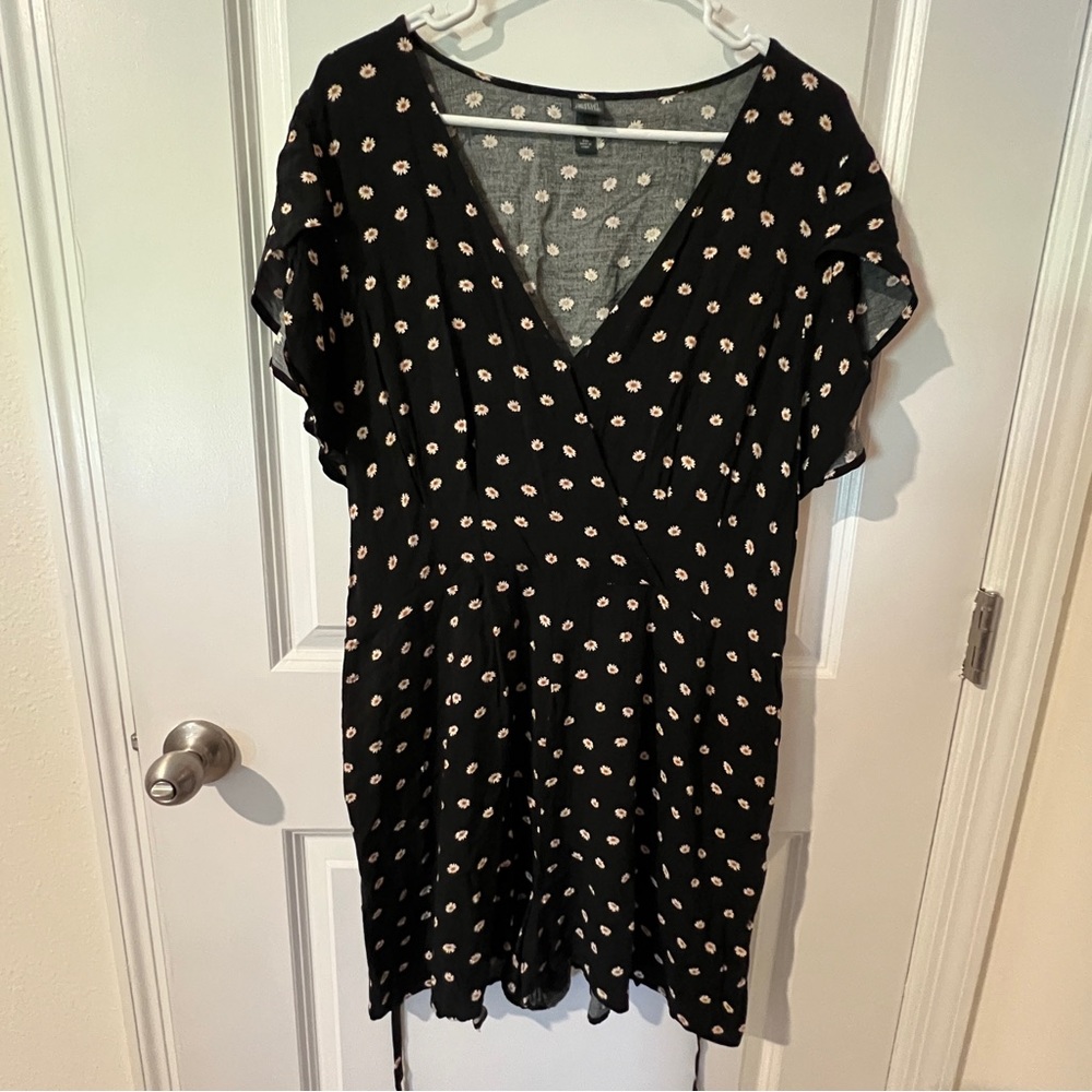 Floral patterned romper